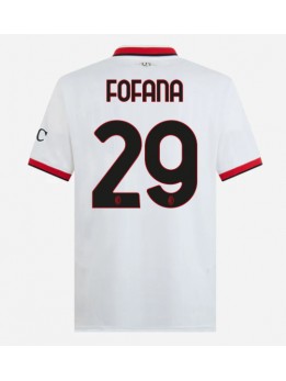 AC Milan Youssouf Fofana #29 Replika Borta Kläder 2024-25 Kortärmad